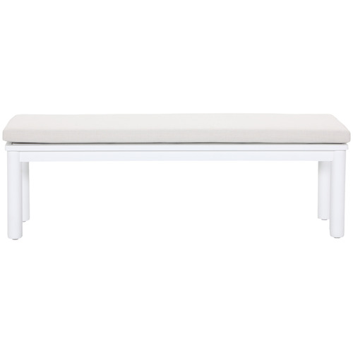 Kamari Aluminium Outdoor Dining Table & Bench Set