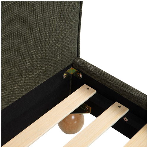 Forest Green Bonnie Upholstered Bed