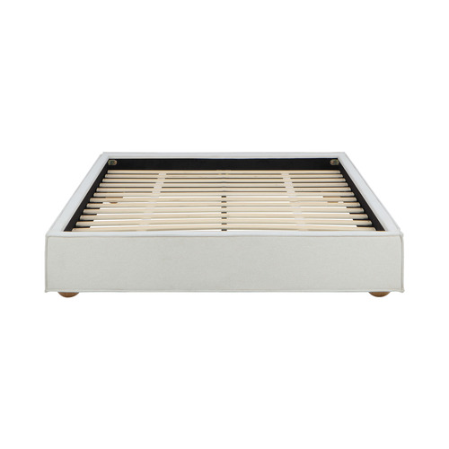 Natural Raya Upholstered Bed Base