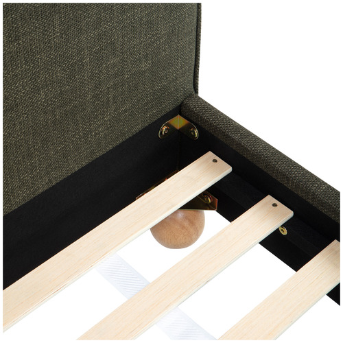 Forest Green Bonnie Upholstered Bed