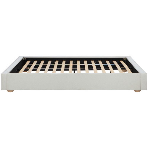 Natural Raya Upholstered Bed Base