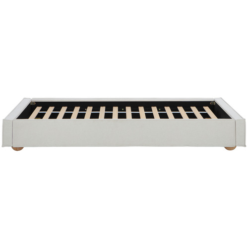 Natural Raya Upholstered Bed Base