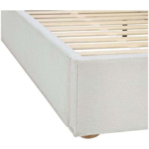 Natural Raya Upholstered Bed Base