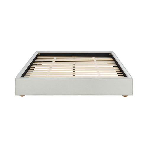 Natural Raya Upholstered Bed Base