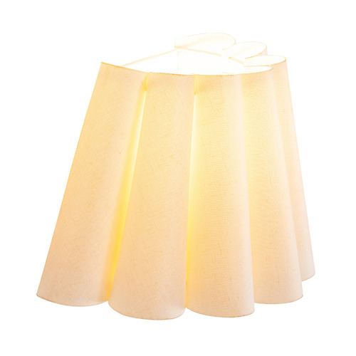 Clem White Scalloped Wall Light