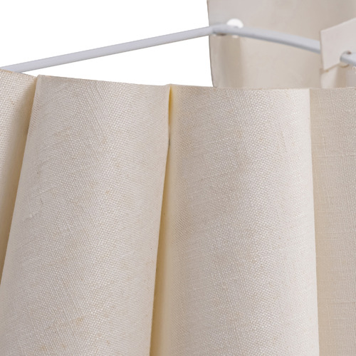 Clem White Scalloped Wall Light