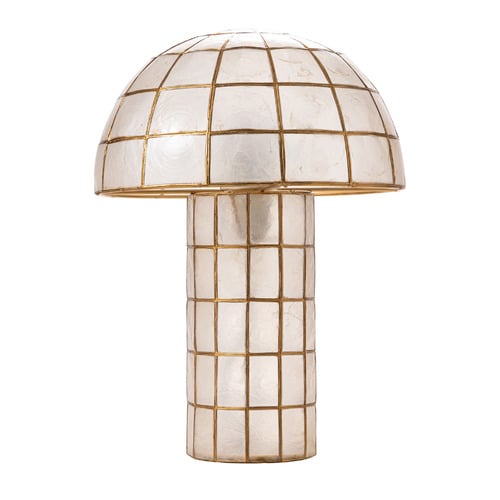 Dayla Mushroom Capiz Table Lamp