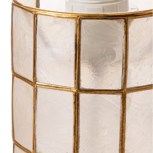 Dayla Mushroom Capiz Table Lamp