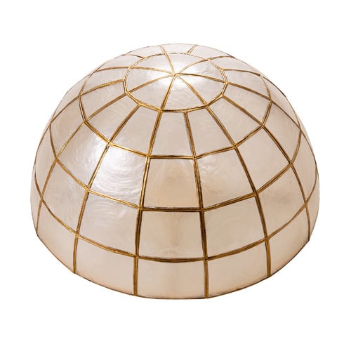 Dayla Mushroom Capiz Table Lamp