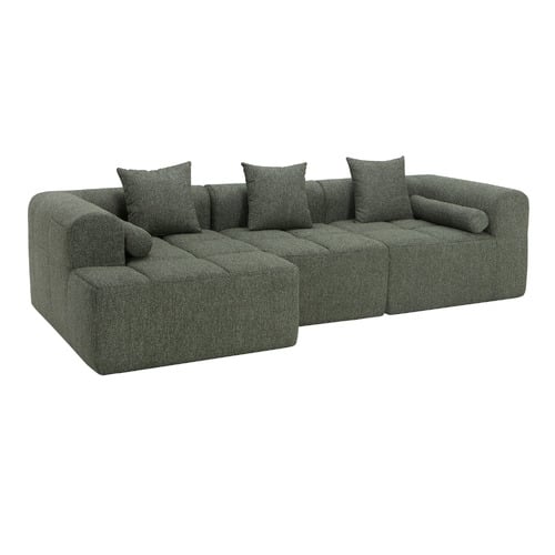 Bowie 4 Seater Boucle Sofa with Chaise