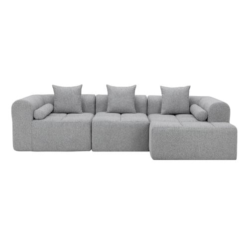 Bowie 4 Seater Boucle Sofa with Chaise