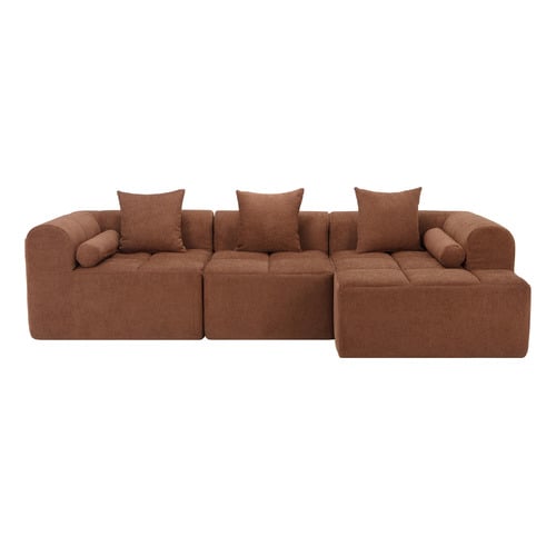 Bowie 4 Seater Boucle Sofa with Chaise