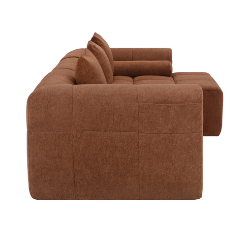 Bowie 4 Seater Boucle Sofa with Chaise