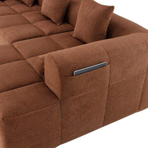 Bowie 4 Seater Boucle Sofa with Chaise