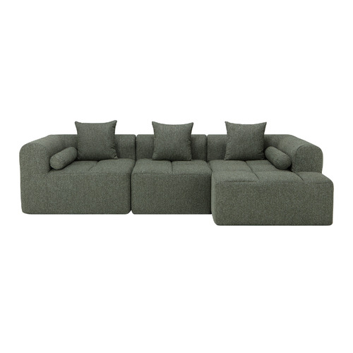 Bowie 4 Seater Boucle Sofa with Chaise