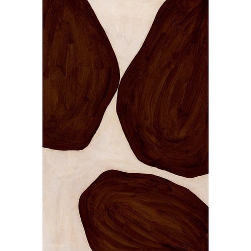 Cocoa Drift Framed Canvas Wall Art