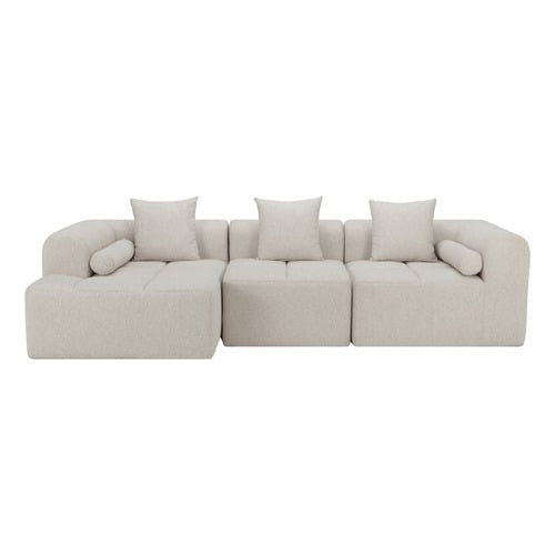 Bowie 4 Seater Boucle Sofa with Chaise