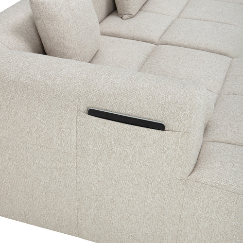 Bowie 4 Seater Boucle Sofa with Chaise