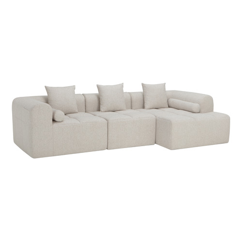 Bowie 4 Seater Boucle Sofa with Chaise
