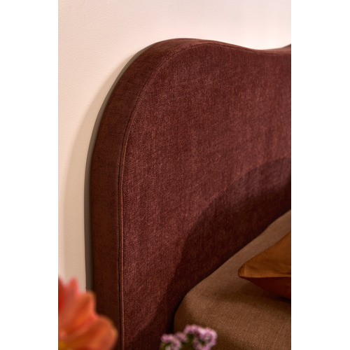 Cinnamon Amber Chenille Bedhead