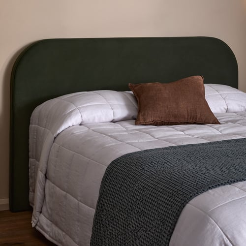 Forest Green Alpha Velvet Queen Bedhead