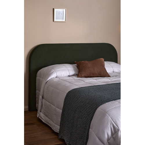 Forest Green Alpha Velvet Queen Bedhead