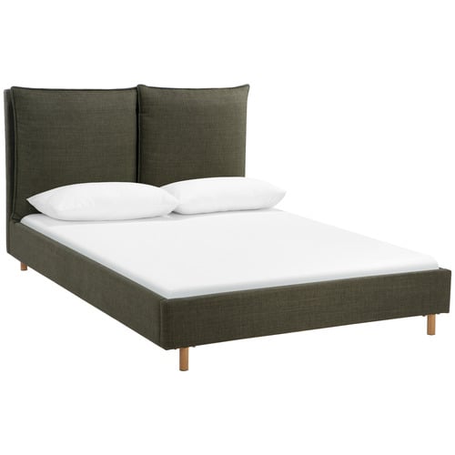 Forest Green Morgan Linen Bed