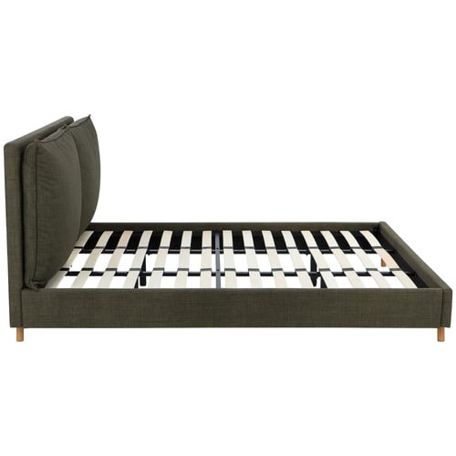 Forest Green Morgan Linen Bed