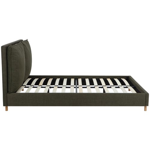 Forest Green Morgan Linen Bed
