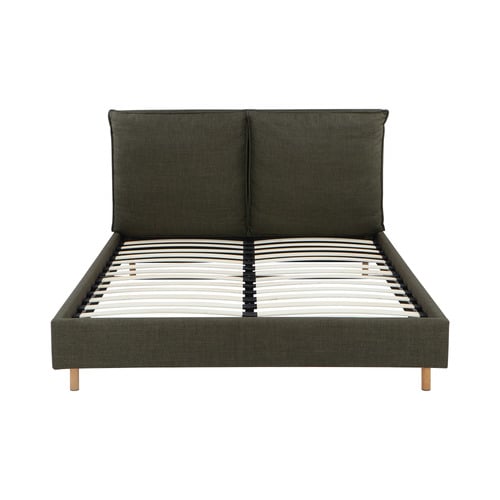 Forest Green Morgan Linen Bed
