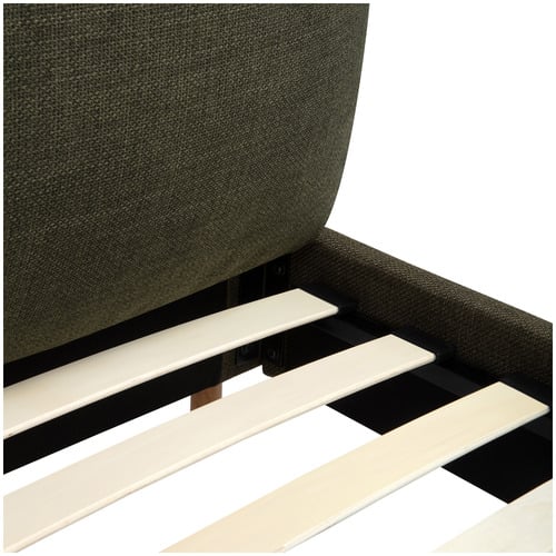 Forest Green Morgan Linen Bed
