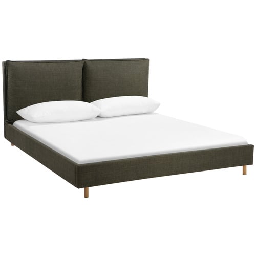 Forest Green Morgan Linen Bed