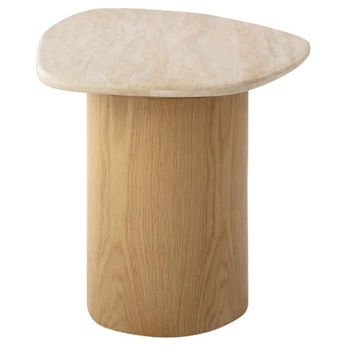 Ari Travertine Side Table