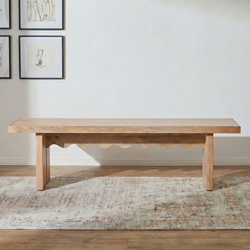 Arielle Mango Wood Dining Bench
