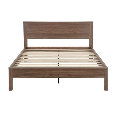 Walnut Rupert Queen Bed Frame