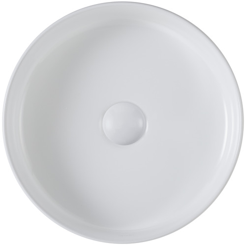 Sabina 355mm White Round Ceramic Above Counter Basin