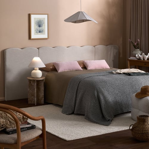 Pippa Oversized Upholstered Queen Bedhead