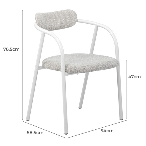Tuba Boucle Dining Chairs