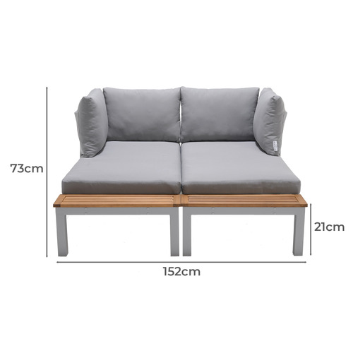 4 Seater Maui Outdoor Modular Lounge Set