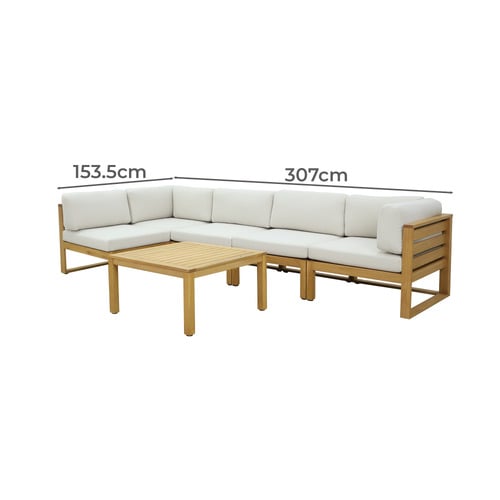 5 Seater Cabo Outdoor Corner Lounge Set