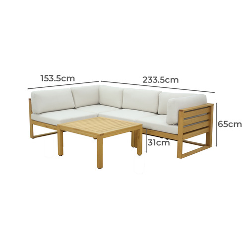 4 Seater Cabo Outdoor Modular Sofa Set