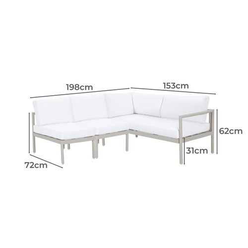 4 Seater Oceana Outdoor Modular Sofa