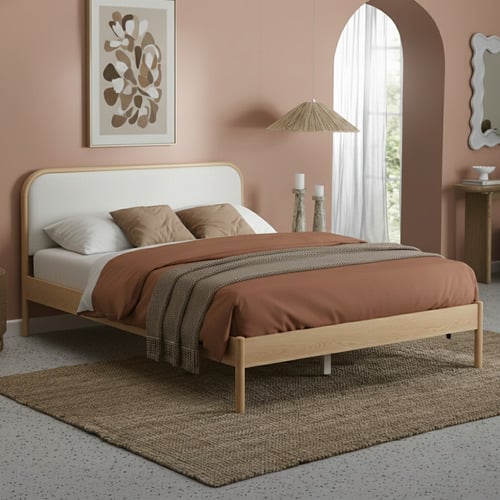 Barnaby Oak Wood Bed Frame