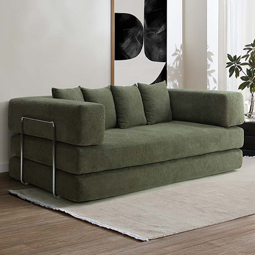 Jemima 3 Seater Queen Boucle Sofa Bed