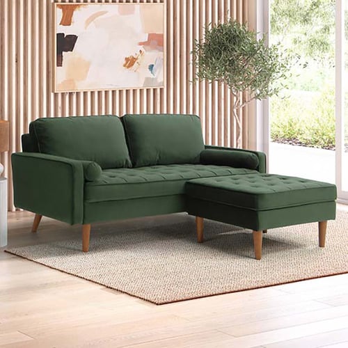Stockholm Velvet Ottoman