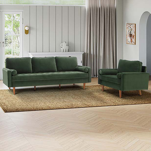Stockholm 4 Seater Velvet Sofa