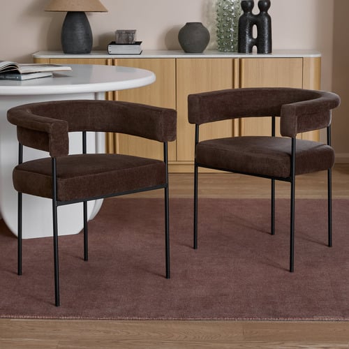 Tamara Chenille Dining Chairs