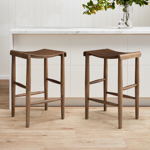 65cm Kobe Ash Wood Barstool