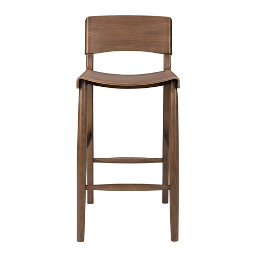 65cm  Kobe High Back Ash Wood Barstool