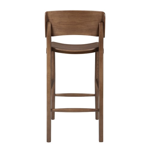 65cm  Kobe High Back Ash Wood Barstool